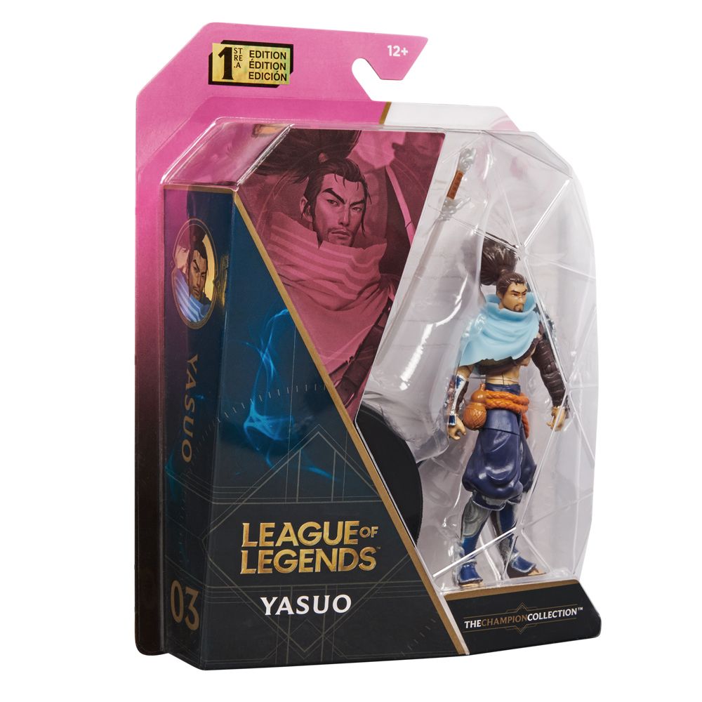 LEAGUE OF LEGENDS J" FIGURE YASUO 英雄聯盟 4" FIGURE 冴信．放逐浪人