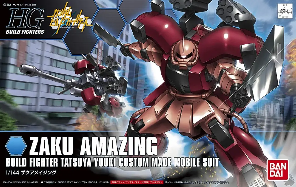  HGBF  1/144 Gundam Build Fighters Zaku Amazing
