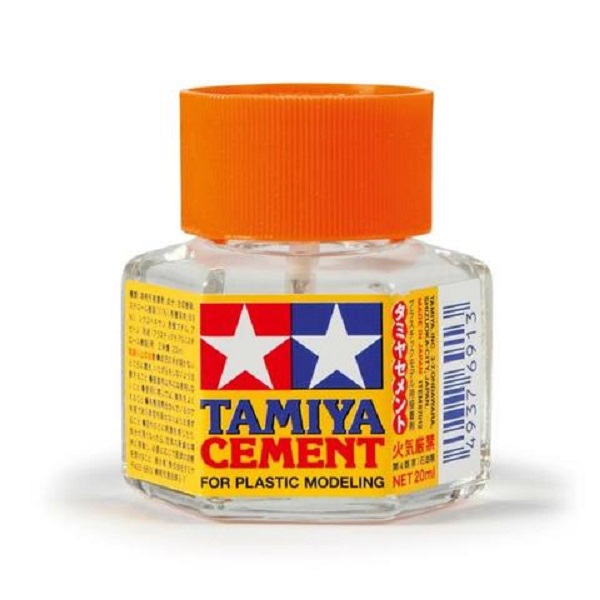 田宮TAMIYA 87012 黃蓋 六角瓶模型膠水 20ml