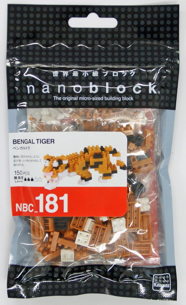 Kawada NBC-181 nanoblock BENGAL TIGER