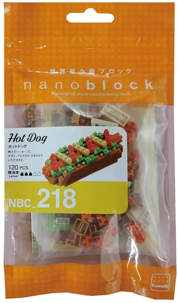 Kawada NBC-218 nanoblock Hot Dog