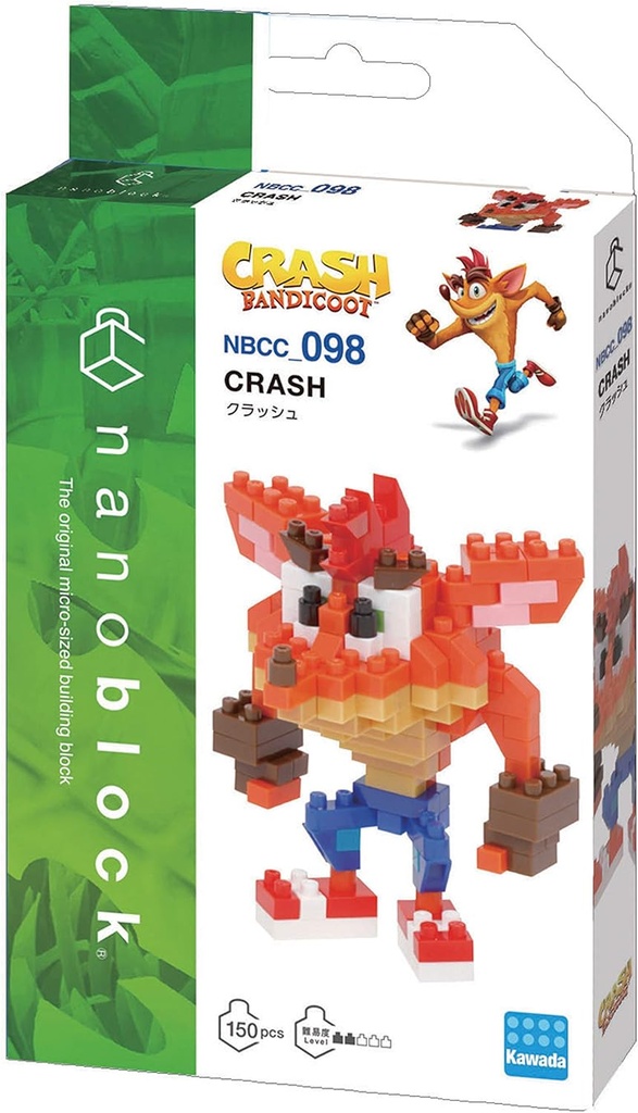 Kawada NBCC-098 nanoblock Crash Bandicoot Crash