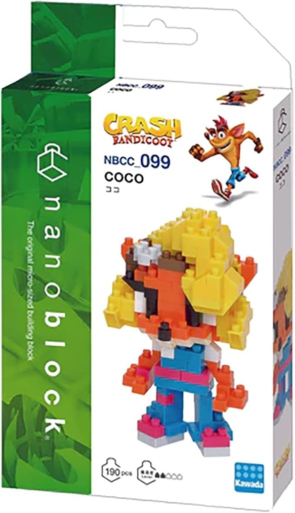 Kawada NBCC-099 nanoblock Crash Bandicoot Coco