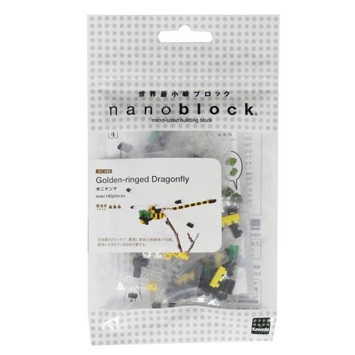 Kawada IST-006 nanoblock Golden-ringed Dragonfly 