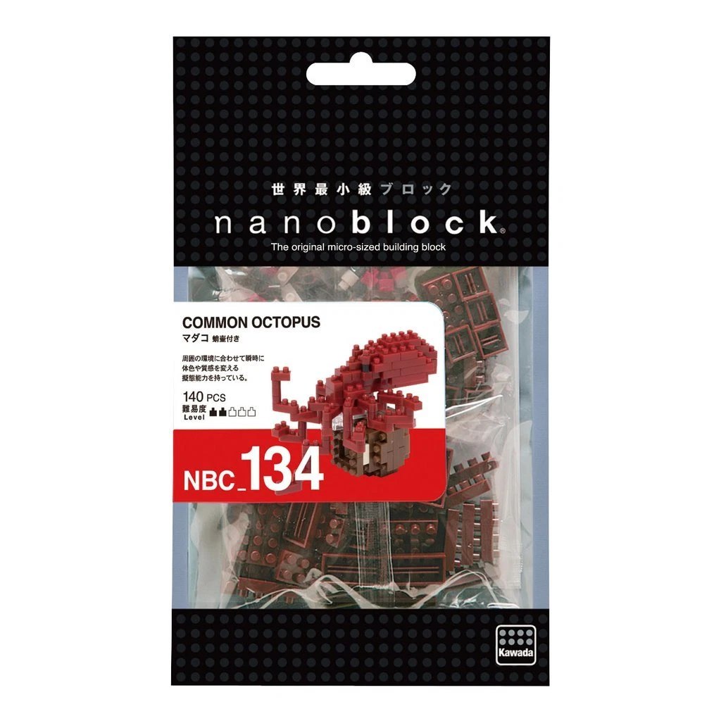 Kawada NBC-134 nanoblock Common Octopus