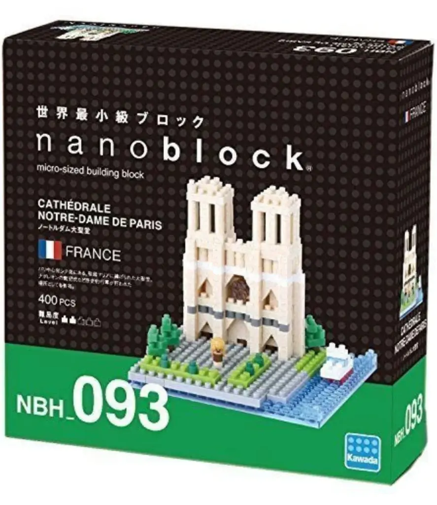 Kawada NBH-093 nanoblock Cathedrale Notre-Dame De Paris