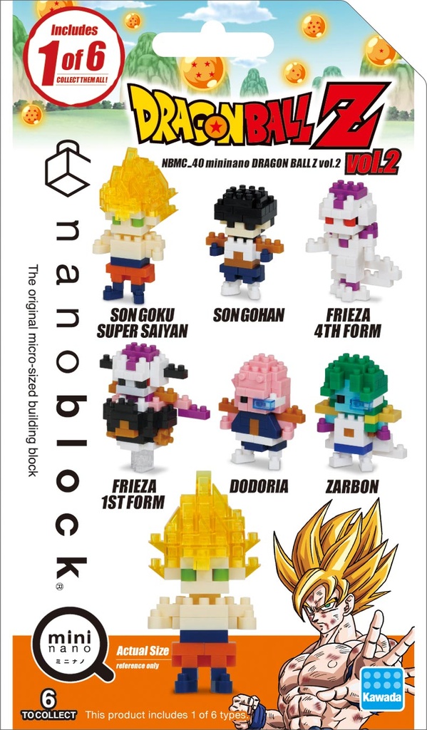 Kawada NBMC-40 Nanoblock Mini nano Dragon Ball Z vol.2 Single Pack