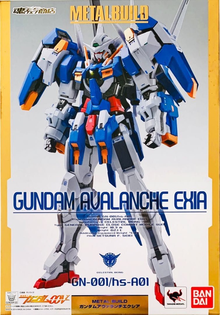 METAL BUILD Gundam Avalanche Exia + Options parts set