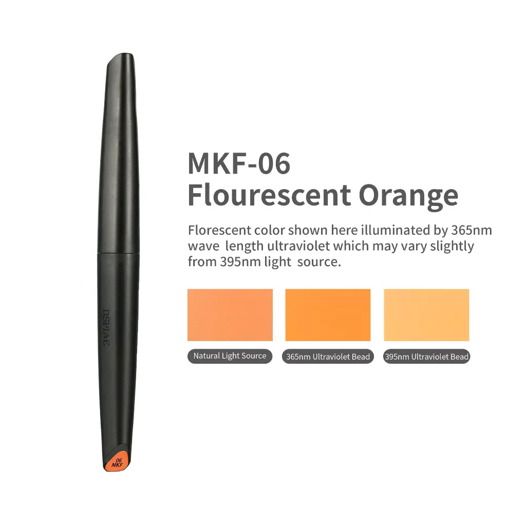 DSPIAE MKF-06 Acrylic Paint Marker - Flourescent Orange 