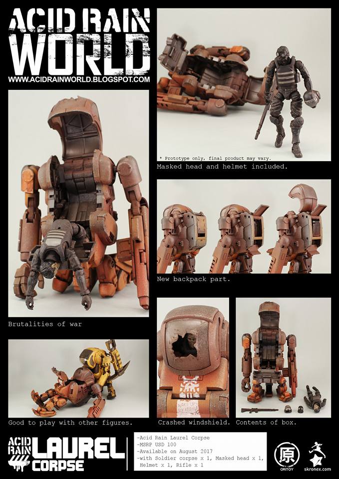 Acid Rain Laurel Corpse With Pilot Action Figure