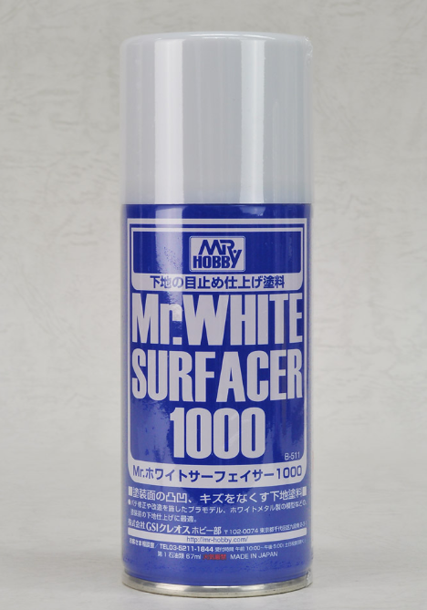 GSI Mr.Hobby B511 Mr. White Surfacer 1000（170ml）
