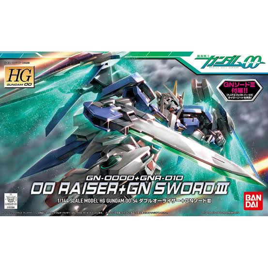 HG 1/144 00 Raiser + Gn Sword III