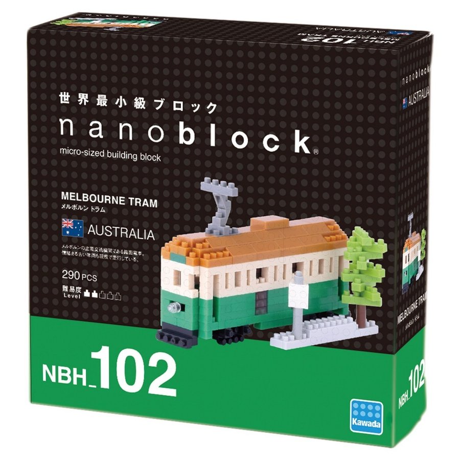 Kawada NBH-102 nanoblock Melbourne Tram Australia 