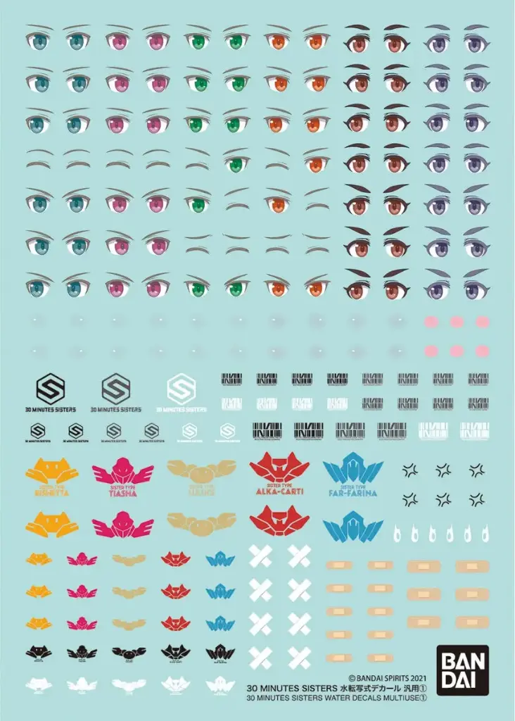 30MS Water Transfer Decal General Purpose 1