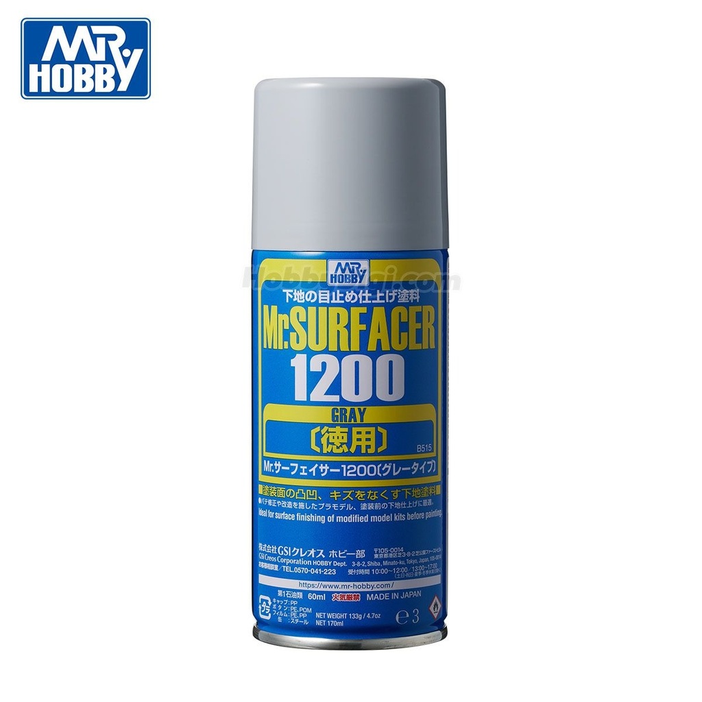 GSI Mr Hobby B515 Mr Surfacer Spray 1200 170ml