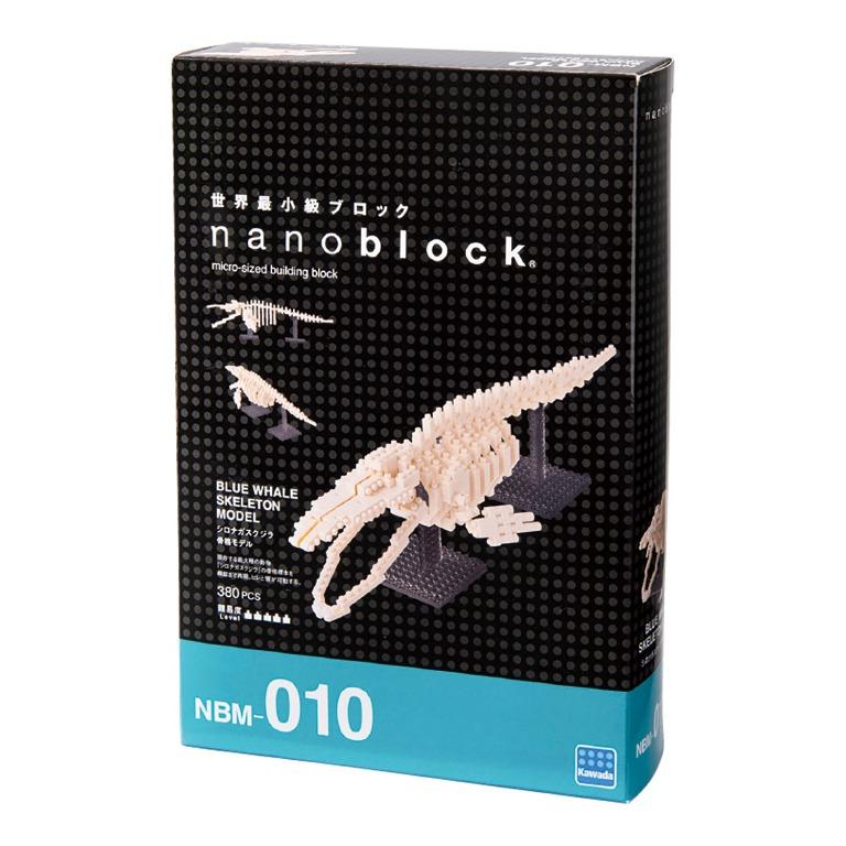 Kawada NBM-010 nanoblock Blue Whale Skeleton 