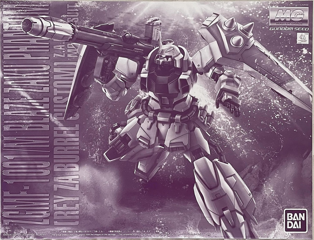 MG 1/100 BLAZE ZAKU PHANTOM (REY ZA BURRELCUSTOM) (PB)