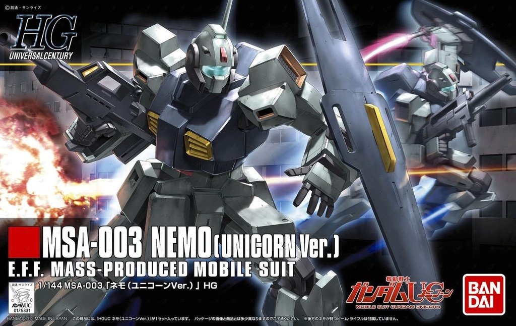 HG 1/144 MSA-003 NEMO (Unicorn Version)
