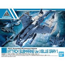 30MM 1/144 EXA Vehicle Attack Submarine Ver. Blue Gray EV-06
