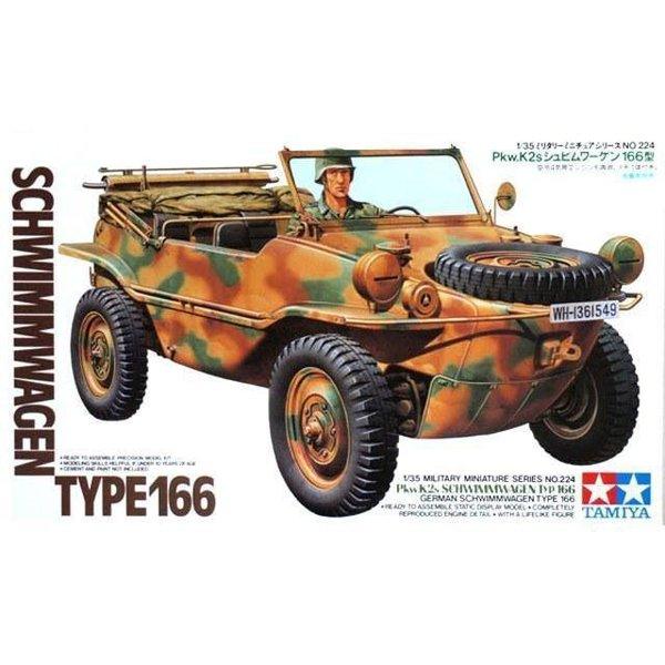 Tamiya 1/35 MM 35224 GERMAN VW SCHWIMMWAGEN TYPE 166 Tamiya田宮雙星1/35 MM 35224 德國大眾166型水陸兩用車