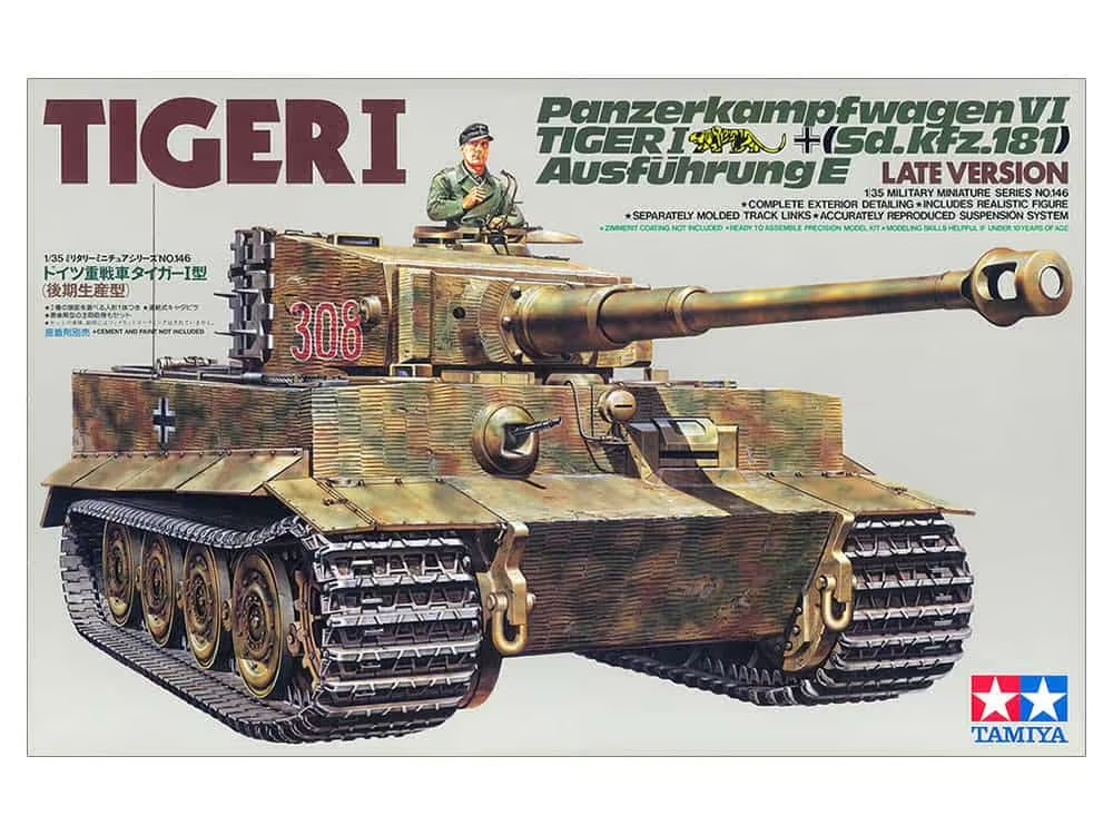 Tamiya田宮雙星Tamiya 35146 1/35 German Tiger I Late Ver