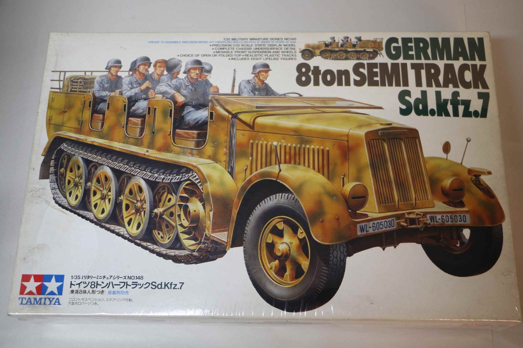Tamiya 35148 1/35 German 8ton Semi Track Sd.Kfz.7 Tamiya田宮雙星35148 1/35 German 8ton Semi Track Sd.Kfz.7