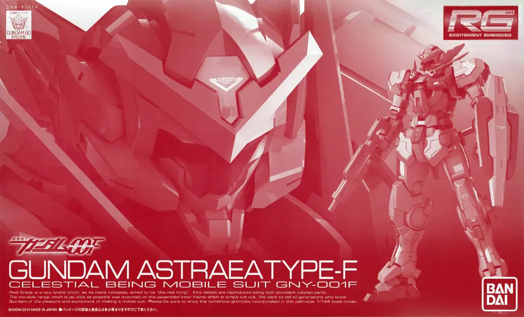 RG 1/144 機動戰士鋼彈00F GNY-001F 正義女神鋼彈F型  (PB)