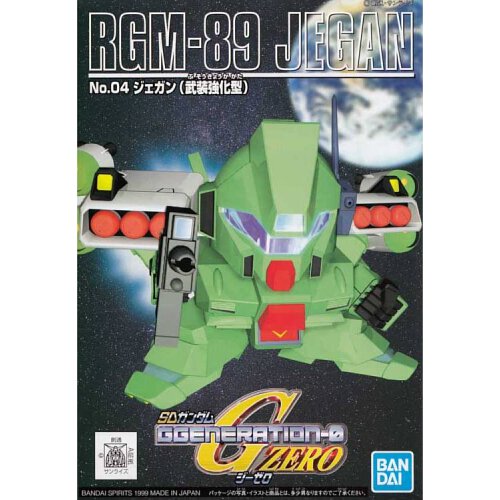SD Gundam BB Senshi G-GENERATION ZERO #04 RGM-89 Jegan (Full Equipment)
