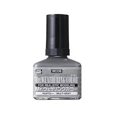 Mr.Hobby 郡士 WC06 Mr.擬真舊化漆舊化漬洗液墨線液multi gray(風化灰)40ml