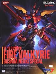 Max Factory - PLAMAX 1/72 VF-19 Custom Fire Valkyrie (Basara Nekki Unit)