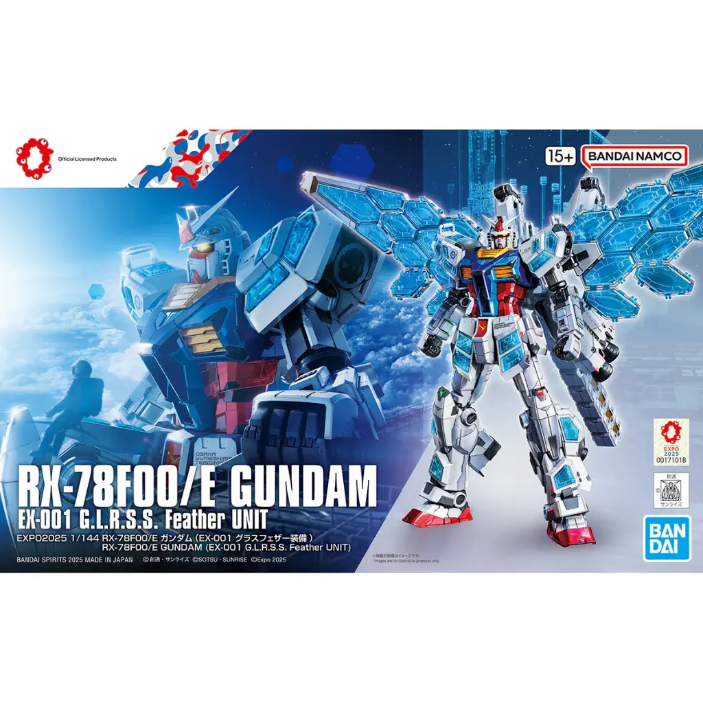 HHG 1/144 RX-78F00/E 高達 (EX-001 璃羽裝備) 