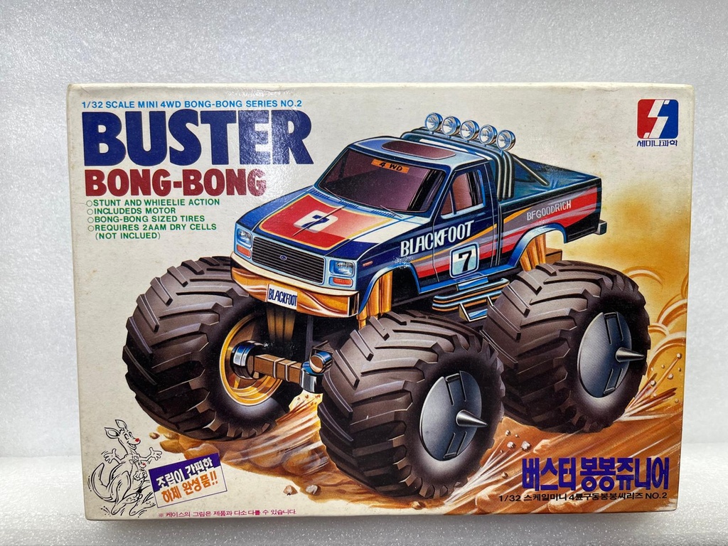 Seminar 韓國 塞米納科學 韓國版 1/32 Mini 4WD Buster Bong-Bong