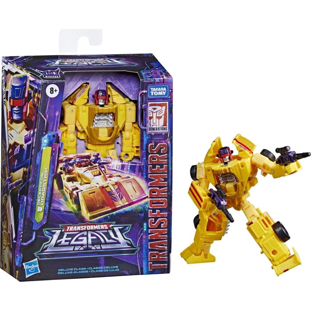 Takara Tomy Hasbro Transformers Legacy Deluxe Class Decpticon Dragstrip Menasor