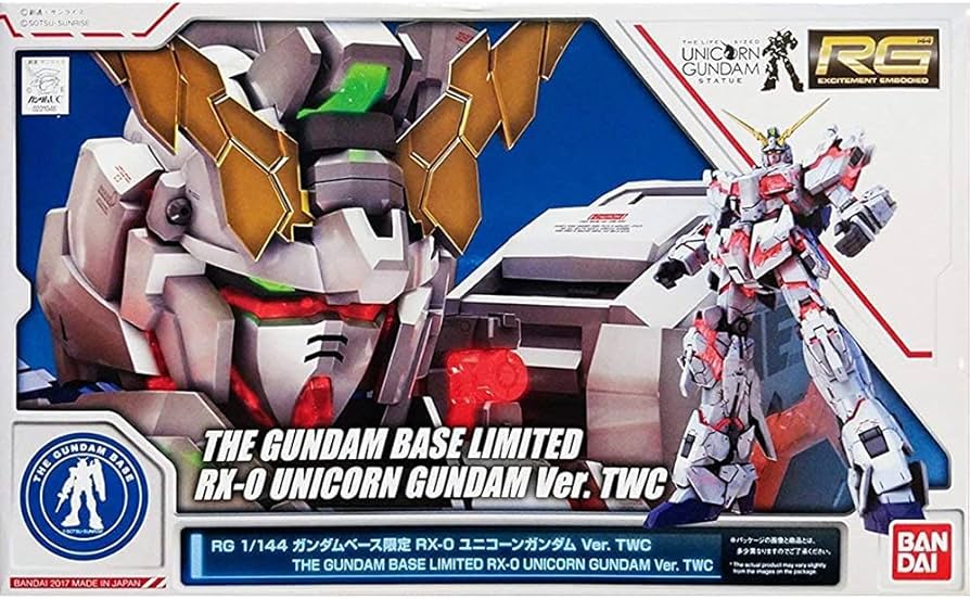 RG 1/144 獨角獸高達 ver.twc (高達基地限量版)