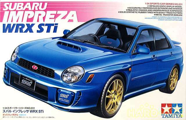 Tamiya 田宮雙星 24231 1/24 斯巴魯翼豹 WRX STi 