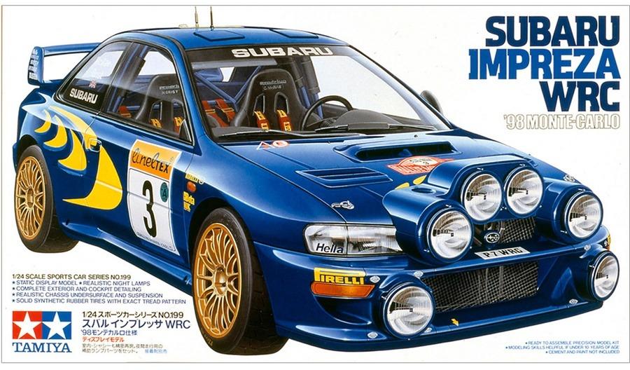 Tamiya 田宮雙星 24199 1/24 斯巴魯翼豹 WRC