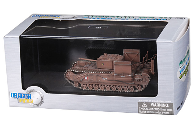 威龍 Dragon Models 60669 邱吉爾坦克 Mk III Fitted For Wading 1st Canadian Army New 1:72 完成品