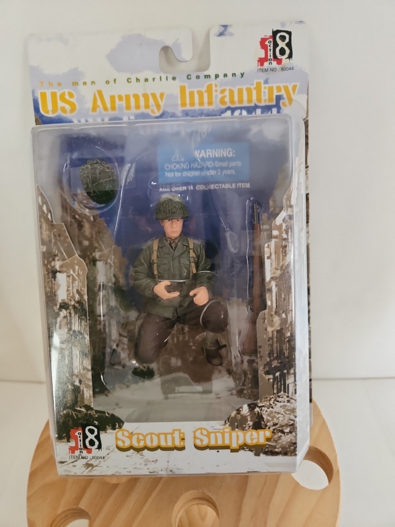 威龍 Dragon Action 18 Figure 80044 Us Army Infantry Nw Europe 1944 Scout Sniper "Alabama"