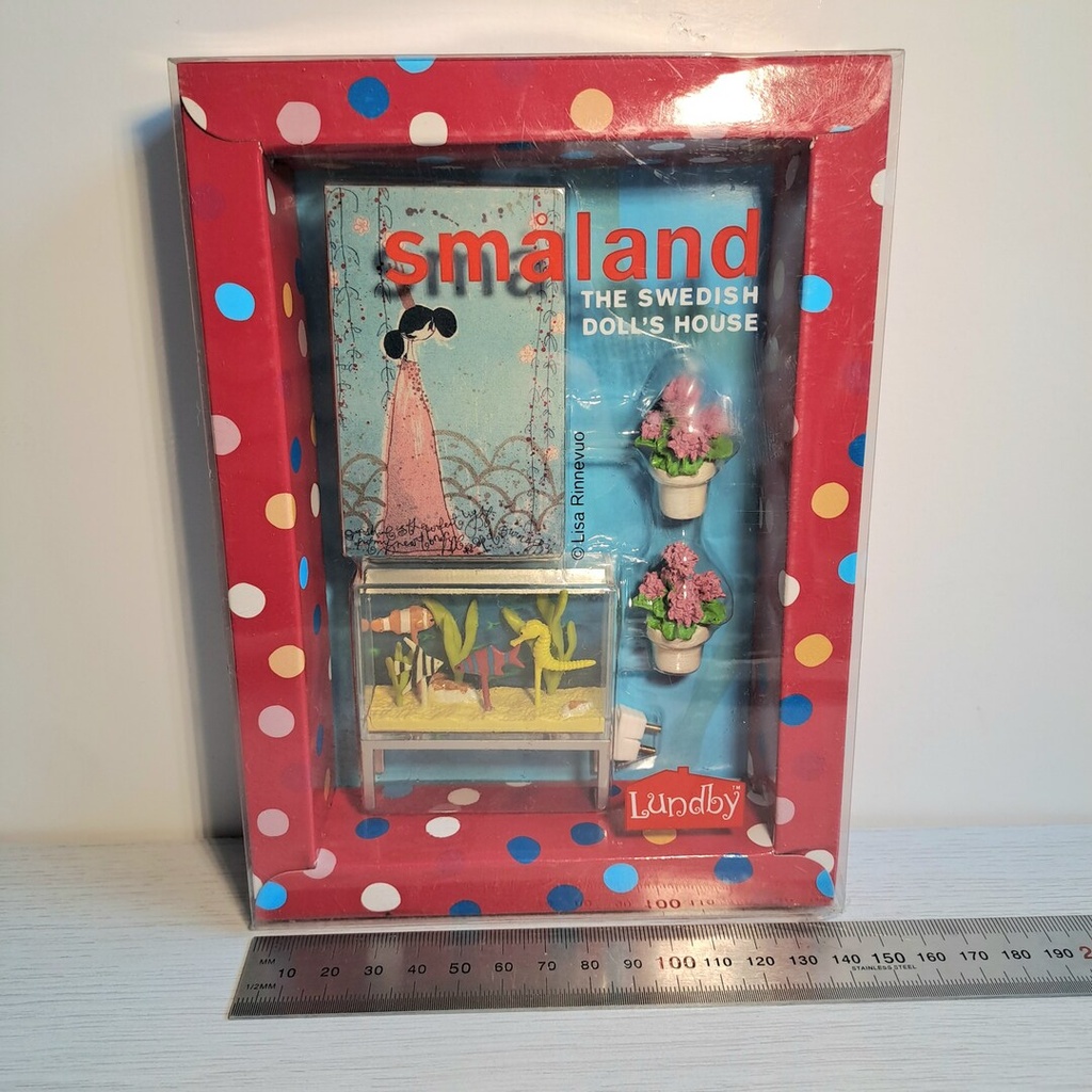 Lundby Smaland 復古花卉 魚缸 圖片 #5080