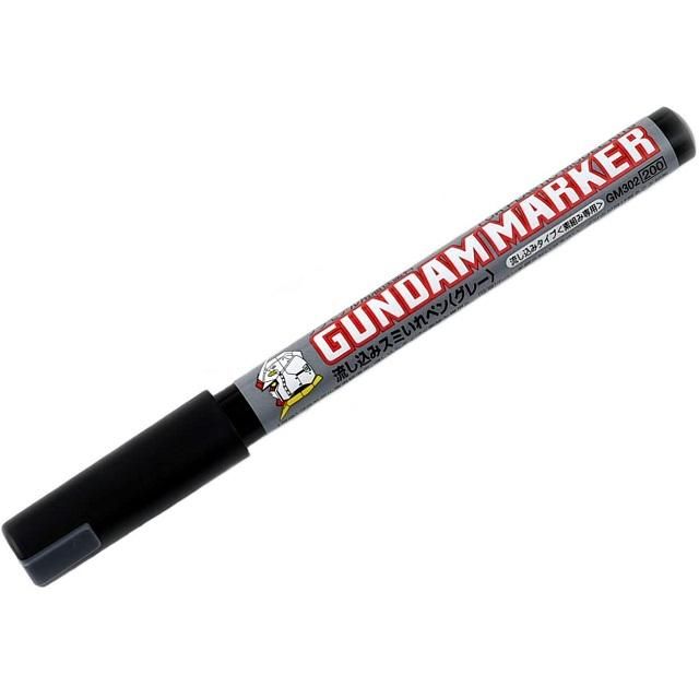 GSI Mr.Hobby Gundam Marker Pouring Inking Pen Gray Gm302