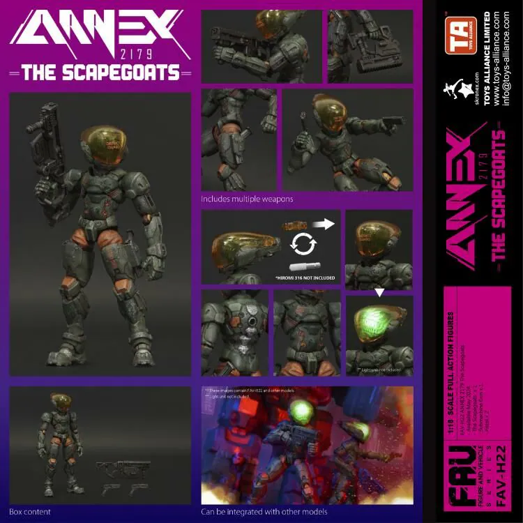 TOYS ALLIANCE ANNEX 2179 FAV-H22 The Scapegoats Set 1:18 Figures