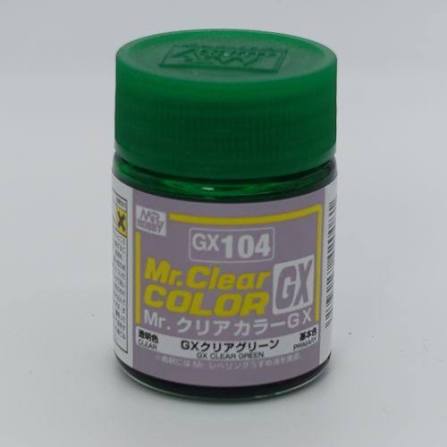 GSI Mr.Hobby Mr.Color GX104 Clear Green 18ml