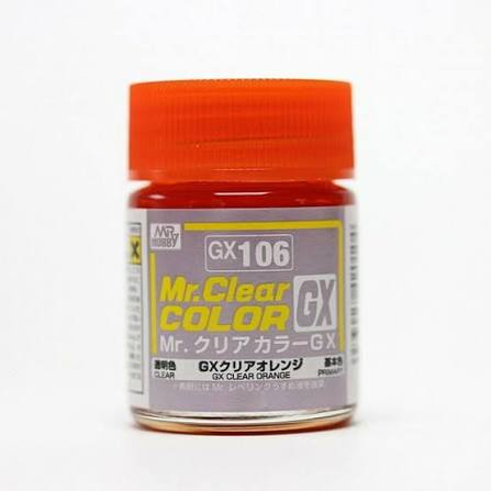 Mr.Hobby郡士 Mr.Color GX106 油性模型油 透明橙色 18ml 