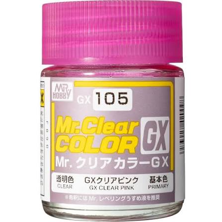 Mr.Hobby郡士 Mr.Color GX105 油性模型油 透明粉紅色 18ml 