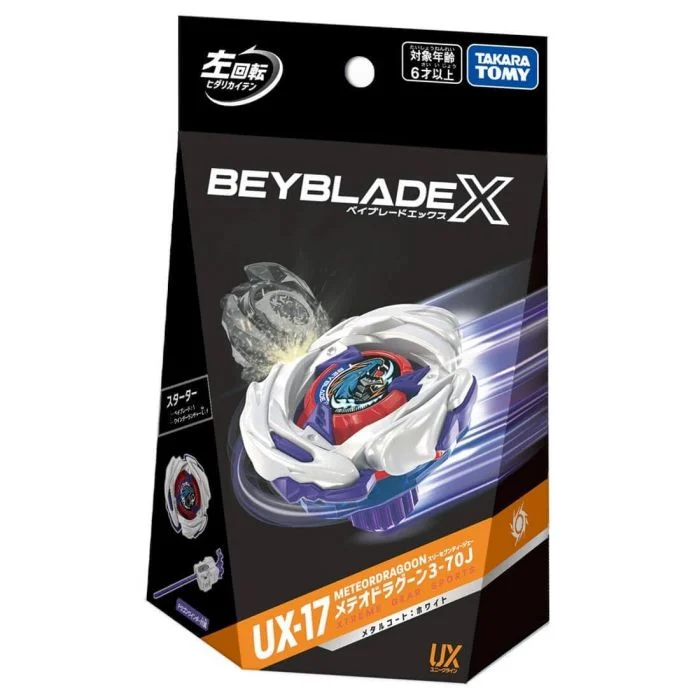 Takara Tomy 爆旋陀螺X - UX-17 Starter 隕石青龍 3-70J