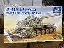 外盒 濕水 處理價 Italeri 1/35 美國 M110A2 自走式槍罐 模型套組 Heavy Self-Propelled Gun