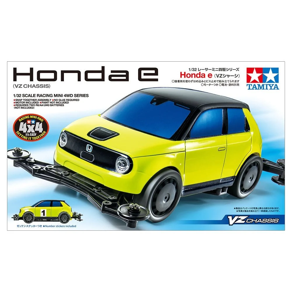 Tamiya 迷你四驅車 1/32 MINI 4WD 18095 本田Honda e VZ底盤