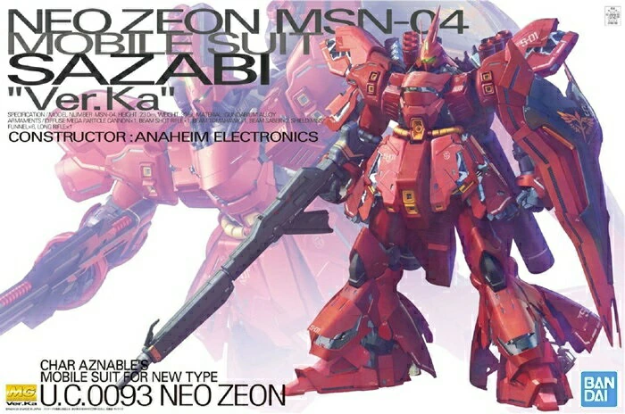 MG 1/100 MSN-04 SAZABI VER. KA