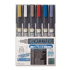 GSI GMS126 細部用高達筆六支組-2