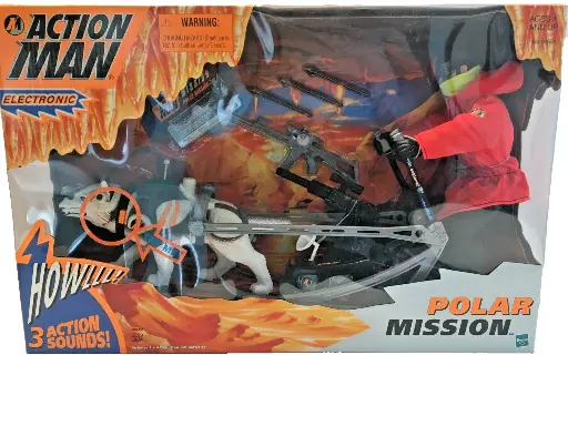 [HA-430930] 1997 Hasbro Action Man Electronic Polar Mission NIB/MIB/OBO